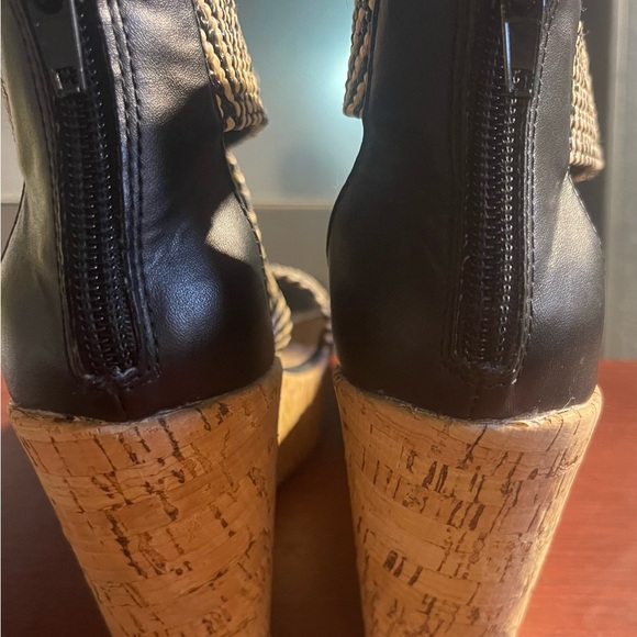 Steve Madden Elwyn Cork Wedge Sandals - Picture 2 of 5